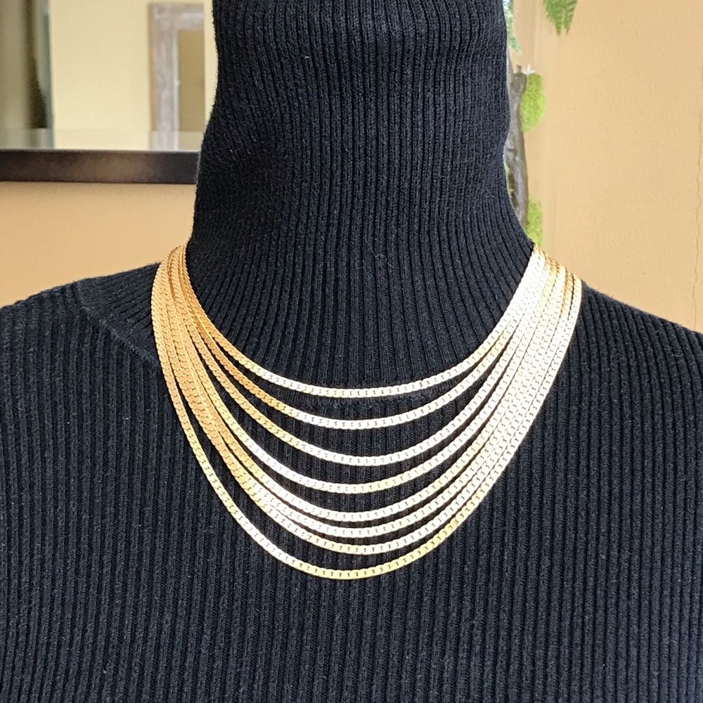 Stunning Vintage Monet bib necklace - Picture 2 of 11